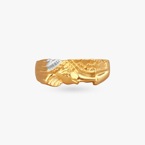 Lion Spirit Gold Ring for Men