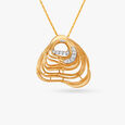 A Floating Seashell Diamond Pendant,,hi-res image number null