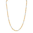 Chic Dual Tone Gold Chain for Men,,hi-res image number null