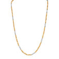 Chic Dual Tone Gold Chain for Men,,hi-res image number null