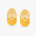 Minimalistic Cutwork Stud Earrings,,hi-res image number null