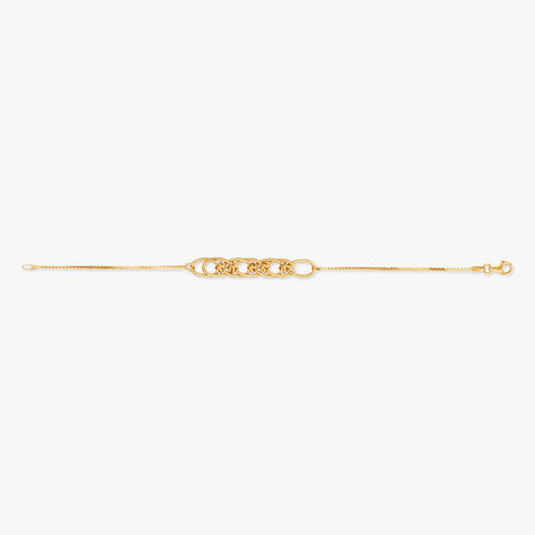 Looped Lace Gold Bracelet
