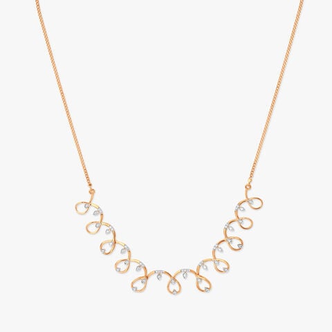 Whispering Vine Diamond Necklace Set
