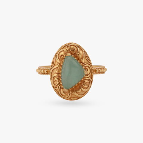 Verdant Bloom Gold Ring