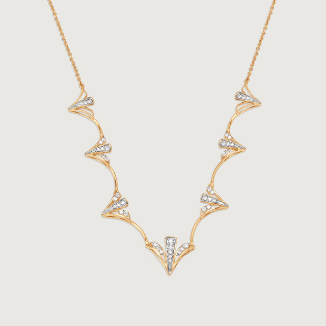 Vivacious Luminescence 14Kt Diamond Necklace,,hi-res image number null