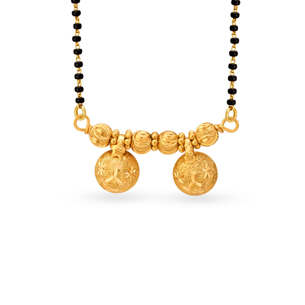 Mangalsutra pendant in sales gold with price