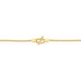 Divine Om Shanti Gold Pendant with Chain For Kids,,hi-res image number null