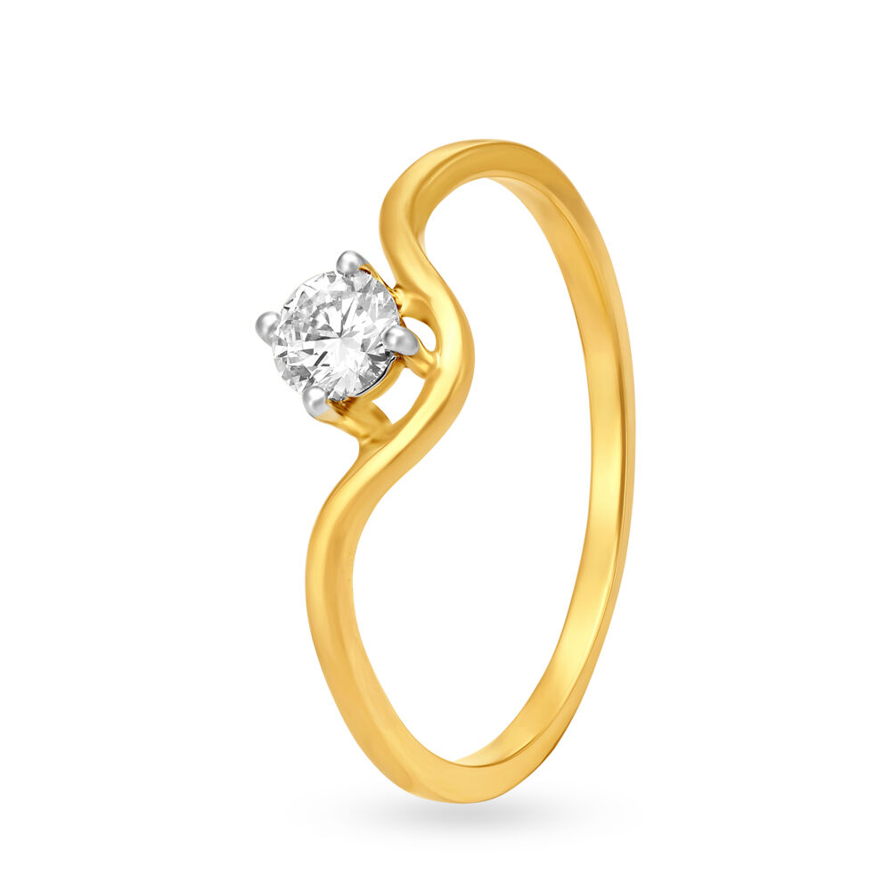 Noble Single Stone Diamond Ring