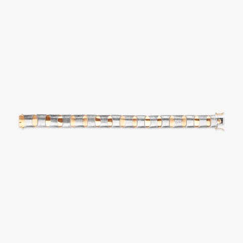 Tapered Shine Gold Bracelet for Men
