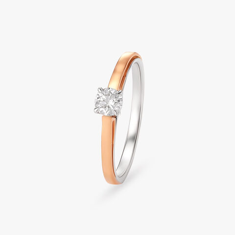 Love Locked Diamond Couple Rings