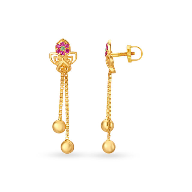 Dainty Butterflies Drop Earrings,,hi-res image number null