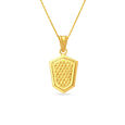 Lord Ganesha Engraved Men's Laser Cut Pendant,,hi-res image number null