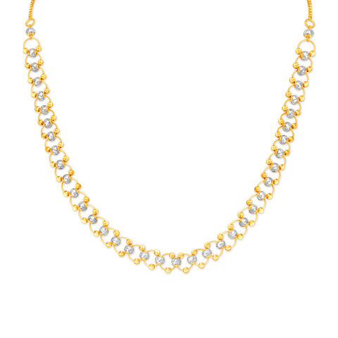 Modern Link Style Hand Made Gold Chain