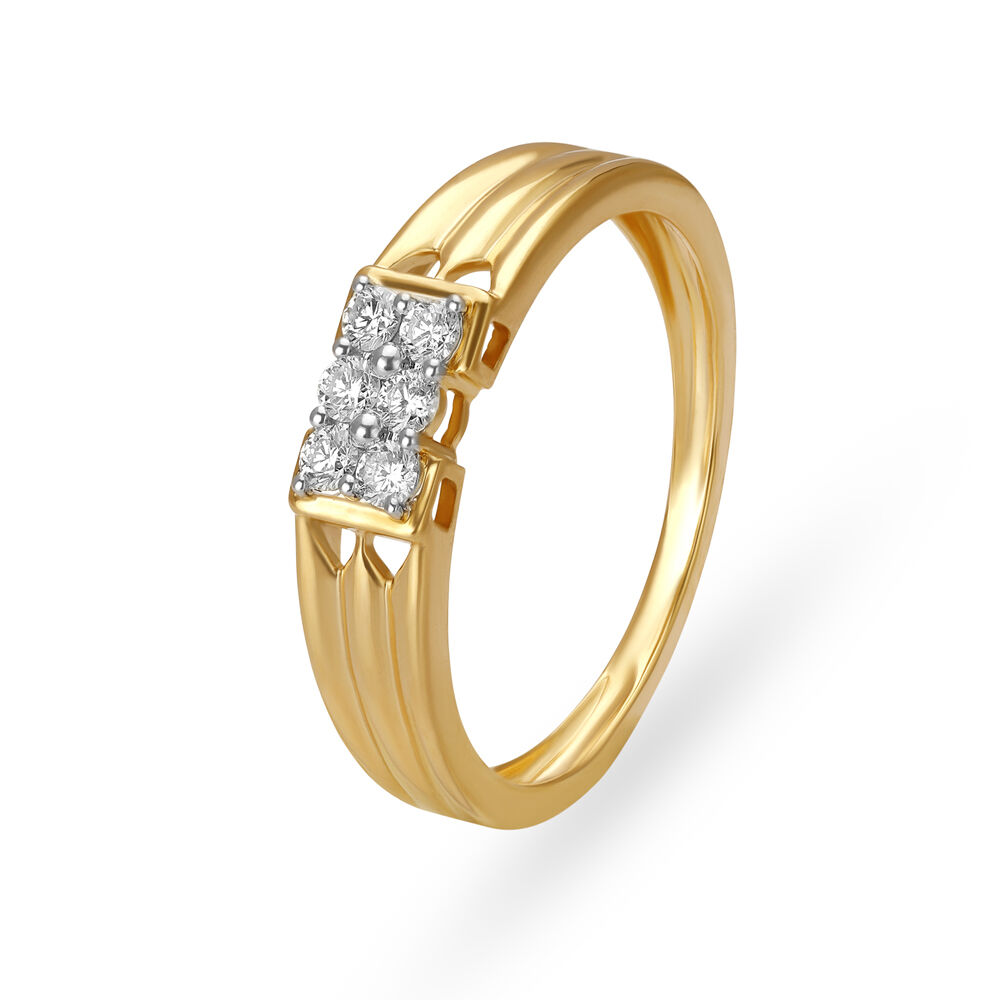 Buy Mia By Tanishq Nature's Finest Gold Petal Perfection Ring Online At  Best Price @ Tata CLiQ