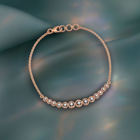 Twinkling Orbit Diamond Bracelet