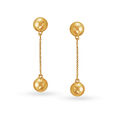 Sophisticated Gold Drop Earrings,,hi-res image number null