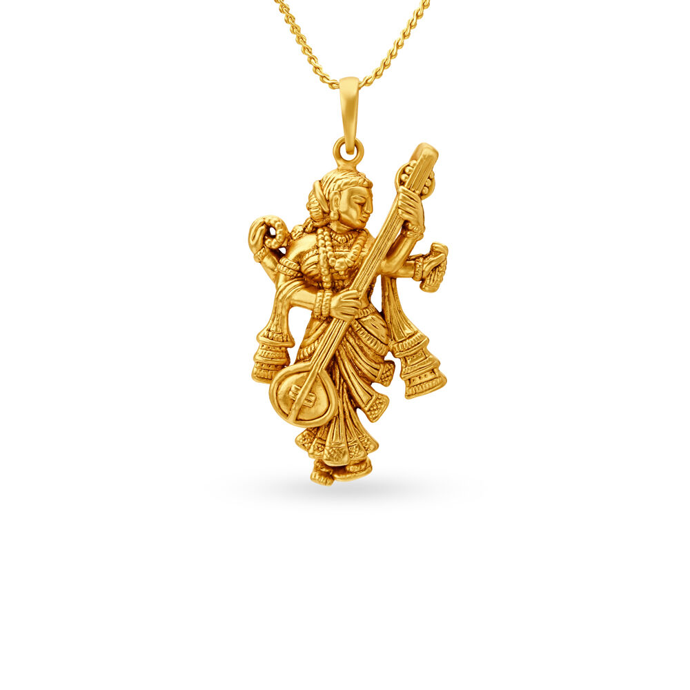 Divine Goddess Saraswati Pendant