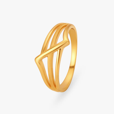 Statement Gold Finger Ring