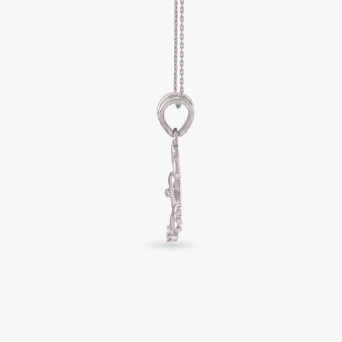 Sacred Trident Silver Pendant