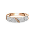 14 KT Statement Rose Gold and Diamond Ring,,hi-res image number null