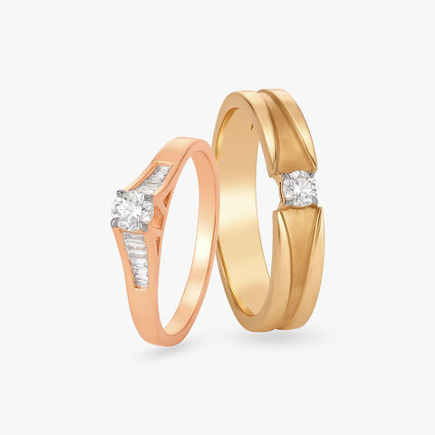 Last Forever Diamond Couple Rings