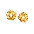 Bewitching Gold Stud Earrings,,hi-res image number null