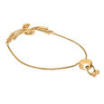 14 KT Yellow Gold Fancy Diamond Burst Bracelet,,hi-res image number null