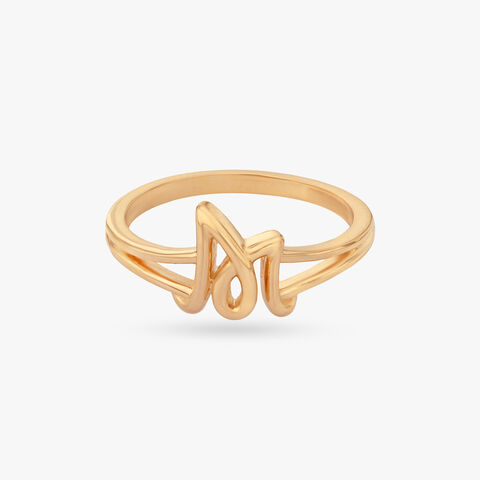 Abstract Twist Gold Ring alternate view 1