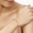14 KT Yellow Gold Functional Flair Diamond Bangle,,hi-res image number null