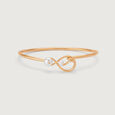Pearl Orbit Opulence 14KT Bangle,,hi-res image number null