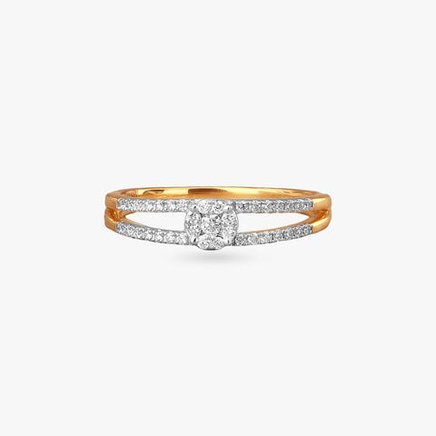 Twin Sparkle Diamond Ring