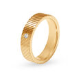 Simplistic 18 Karat White Gold And Diamond Finger Ring,,hi-res image number null