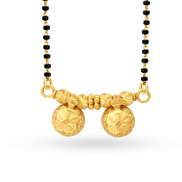 Splendid Gold Mangalsutra Pendant,,hi-res image number null