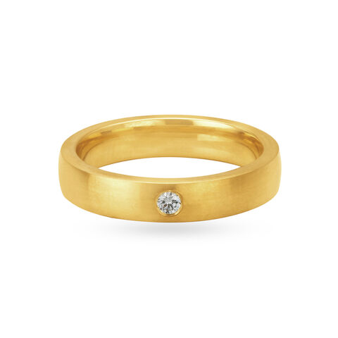 Delicate Diamond Men's Finger Ring