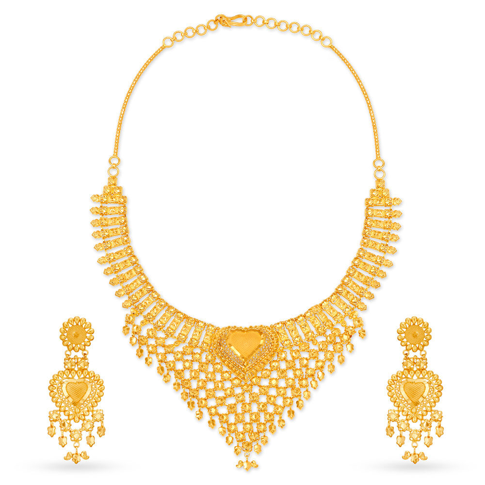 Latest gold necklace best sale designs for bridal