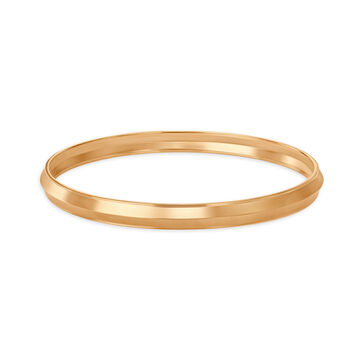 Imposing Striped Gold Kada For Men
