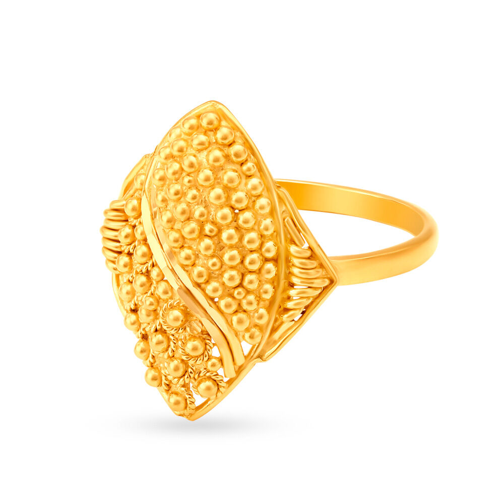 Badam gold ring sale