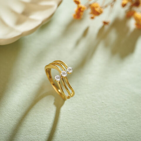 Petite Layered Diamond Ring
