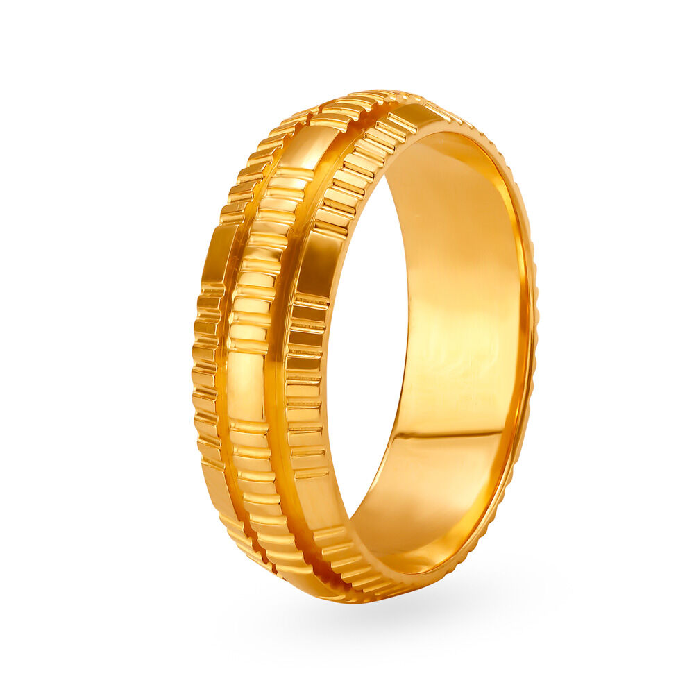 Gents gold ring tanishq store