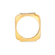 14 KT Yellow Gold Bold Boxy Ring,,hi-res image number null