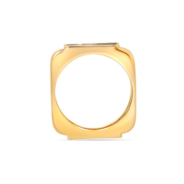 14 KT Yellow Gold Bold Boxy Ring,,hi-res image number null