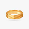 Sleek Octagonal Ring for Men,,hi-res image number null