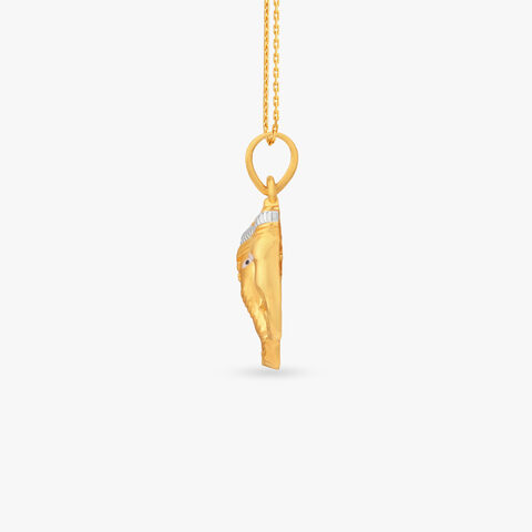 Eternal Vinayaka Gold Pendant
