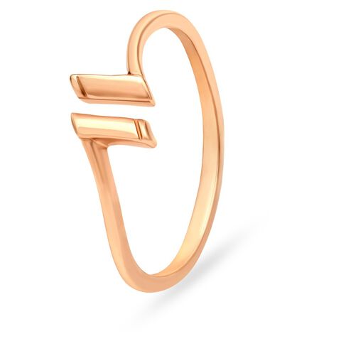 Sleek 22 Karat Yellow Gold Adjustable Ring