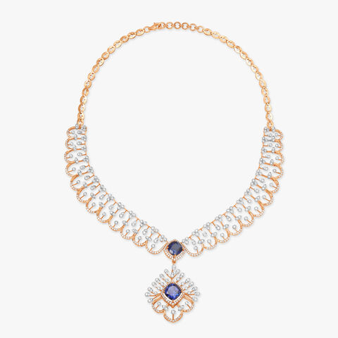 Blooms of Hope Natural diamond Necklace Set