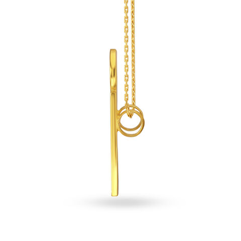 Timeless Tradition Gold Thali Pendant