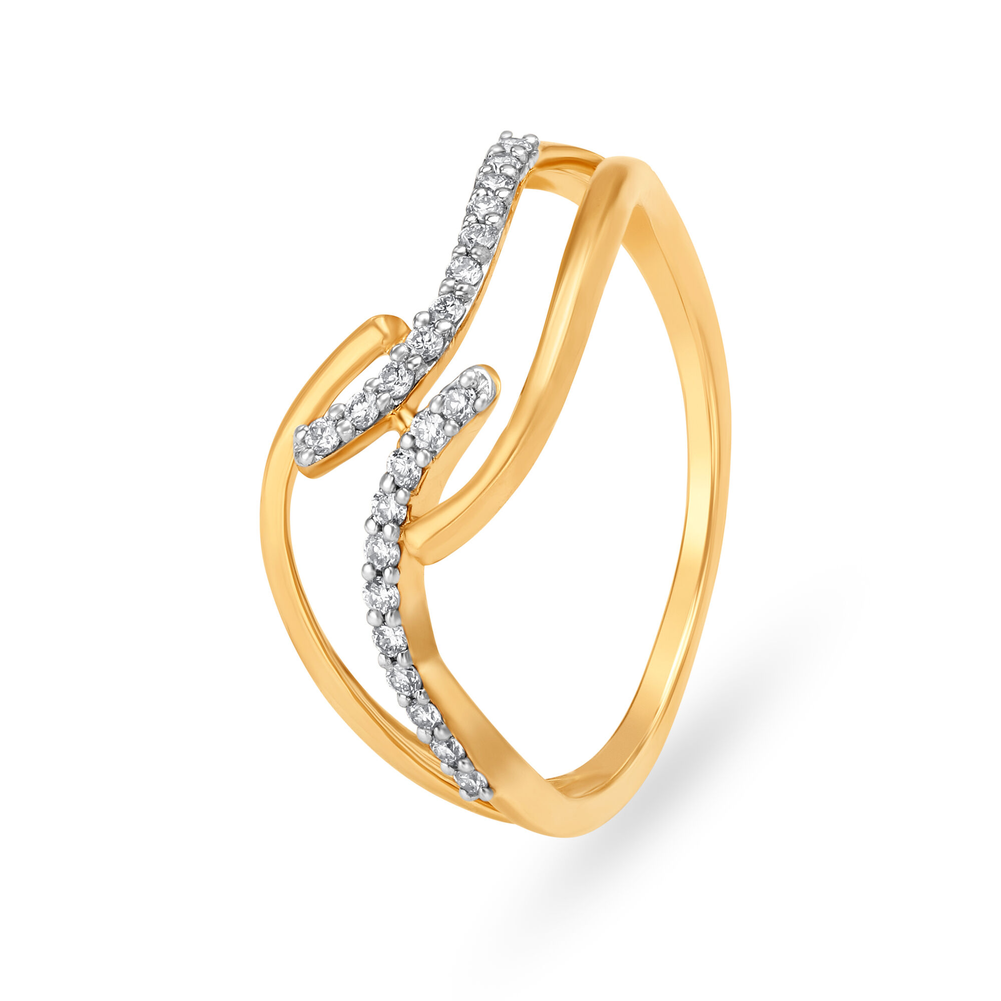 Gold ring design for female with diamond shop