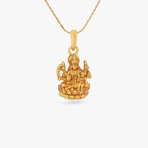 Shree Lakshmi Gold Pendant