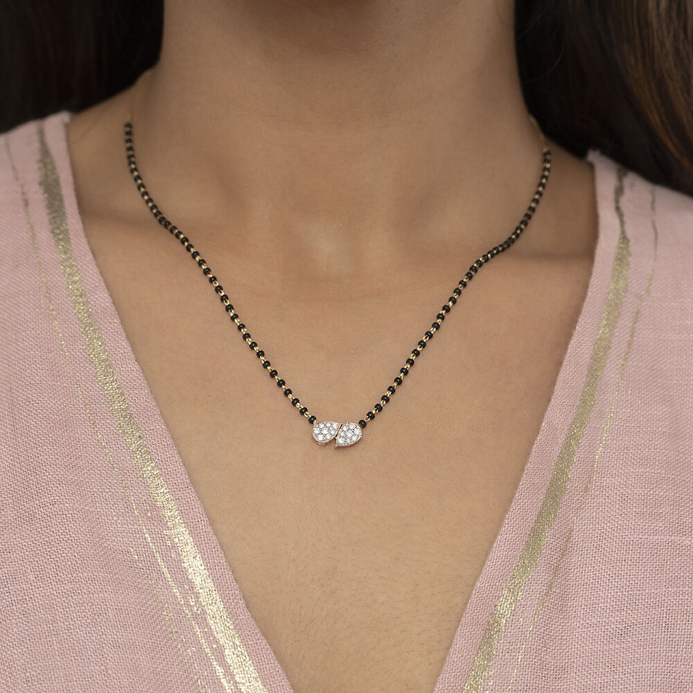 Forever Linked Gold and Diamond Mangalsutra