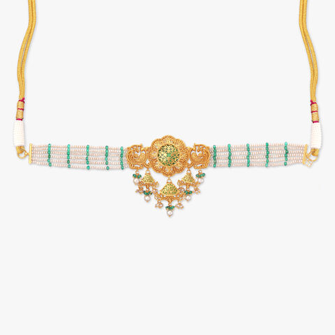 Wings of the Sky Gold Necklace Set